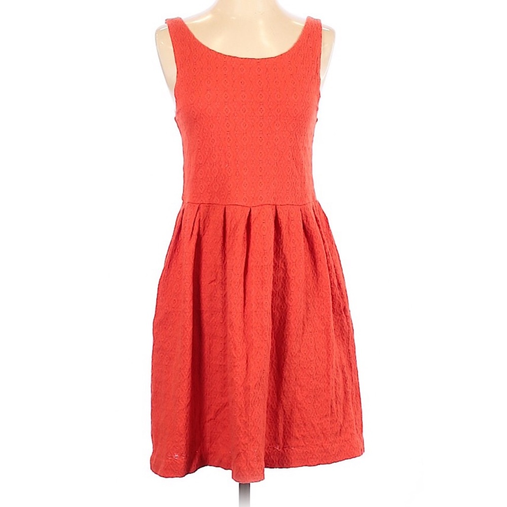 Anthro Deletta Torchon Ponte Dress With Pockets